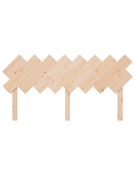 Testiera per Letto 159,5x3x80,5 cm in Legno Massello di Pino