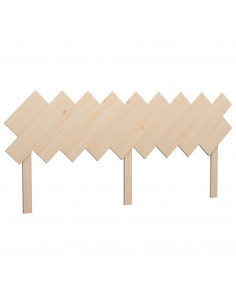 Testiera per Letto 178x3x80,5 cm in Legno Massello di Pino 2