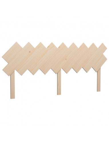 Testiera per Letto 178x3x80,5 cm in Legno Massello di Pino