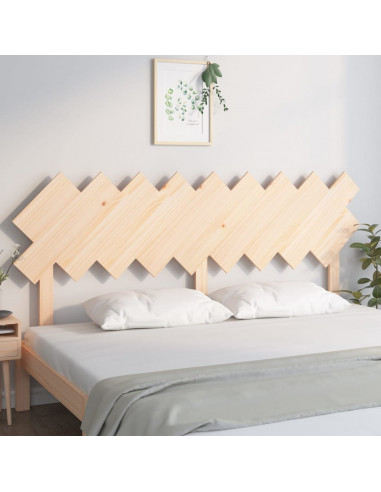 Testiera per Letto 178x3x80,5 cm in Legno Massello di Pino