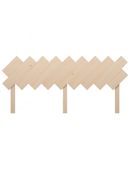 Testiera per Letto 178x3x80,5 cm in Legno Massello di Pino
