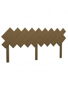 Testiera per Letto Miele 178x3x80,5cm in Legno Massello di Pino 2