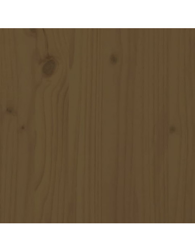 Testiera per Letto Miele 178x3x80,5cm in Legno Massello di Pino