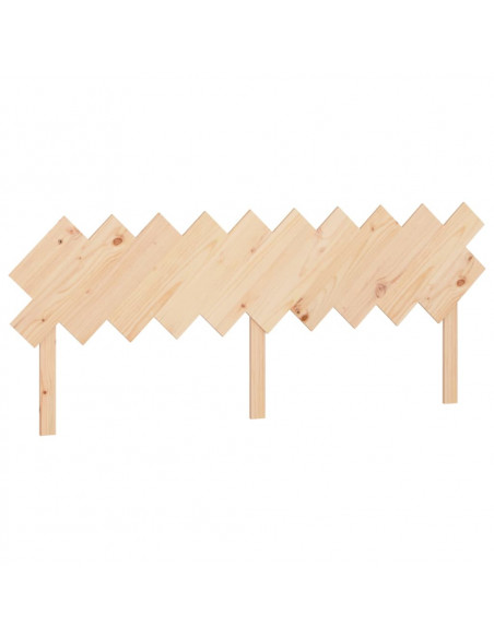 Testiera per Letto 196x3x80,5 cm in Legno Massello di Pino