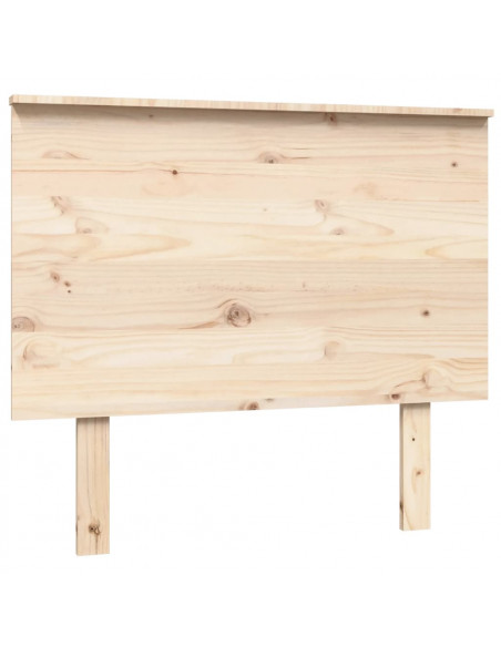 Testiera per Letto 94x6x82,5 cm Legno Massello di Pino