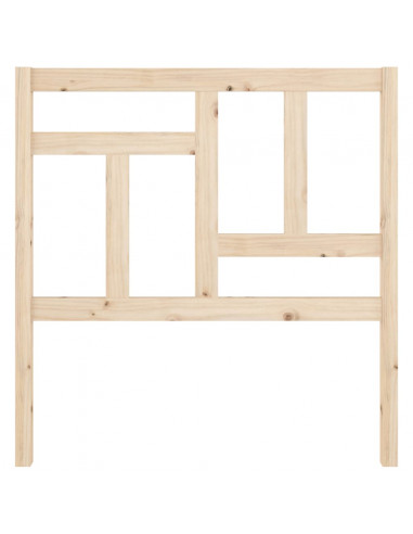 Testiera per Letto 80,5x4x100 cm in Legno Massello di Pino