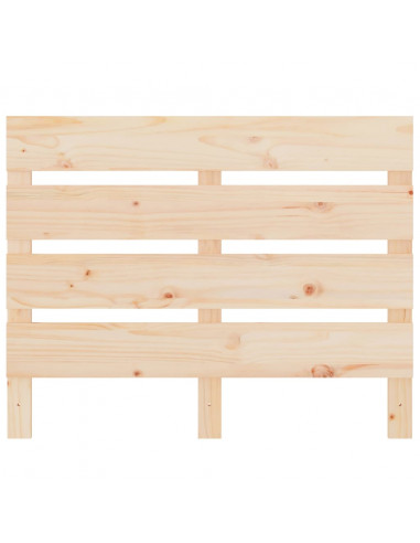 Testiera per Letto 100x3x80 cm in Legno Massello di Pino