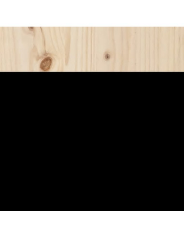 Testiera per Letto 75x3x80 cm in Legno Massello di Pino