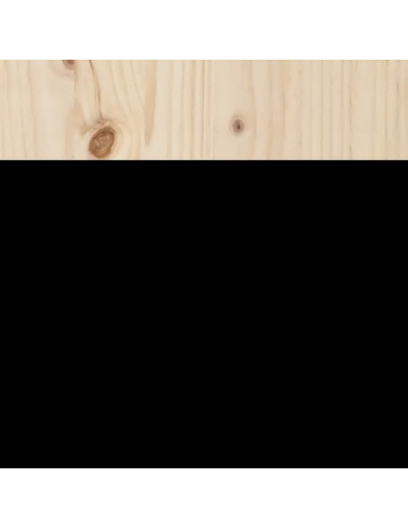 Testiera per Letto 75x3x80 cm in Legno Massello di Pino