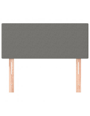 Testiera Grigio Scuro 100x5x78/88 cm in Tessuto