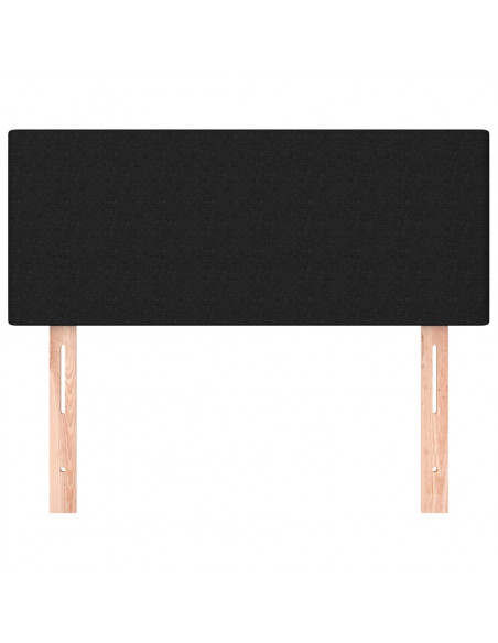 Testiera Nera 100x5x78/88 cm in Tessuto