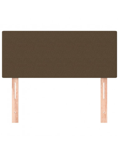 Testiera Marrone Scuro 100x5x78/88 cm in Tessuto