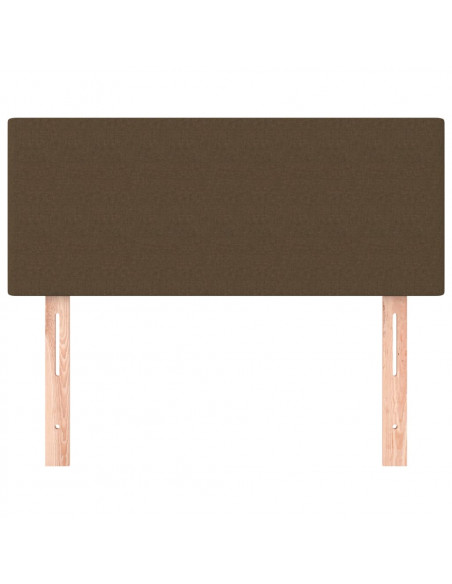 Testiera Marrone Scuro 100x5x78/88 cm in Tessuto