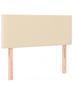 Testiera Crema 100x5x78/88 cm in Tessuto 2