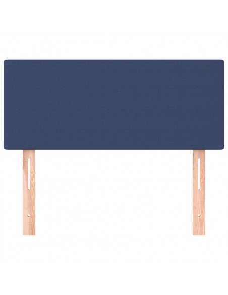 Testiera Blu 100x5x78/88 cm in Tessuto