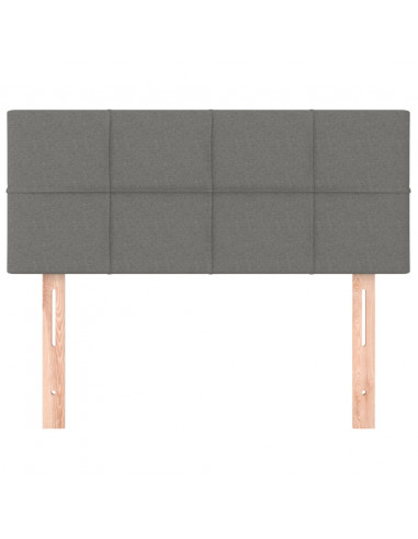 Testiera Grigio Scuro 80x5x78/88 cm in Tessuto