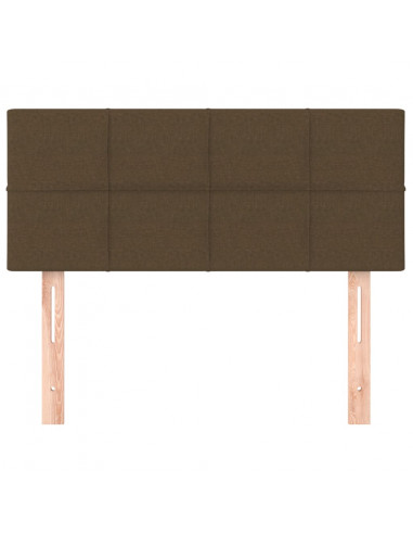 Testiera Marrone Scuro 80x5x78/88 cm in Tessuto