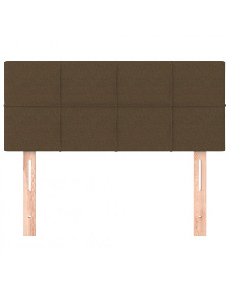 Testiera Marrone Scuro 80x5x78/88 cm in Tessuto