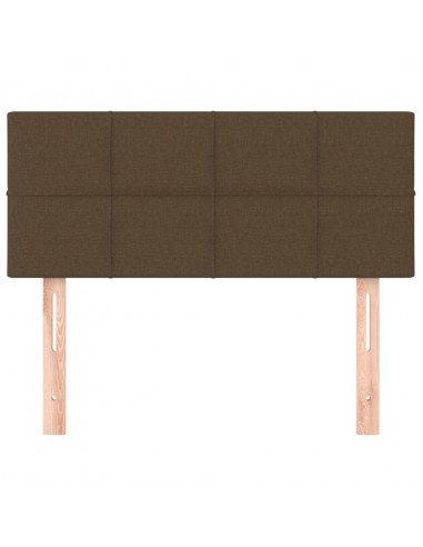 Testiera Marrone Scuro 100x5x78/88 cm in Tessuto