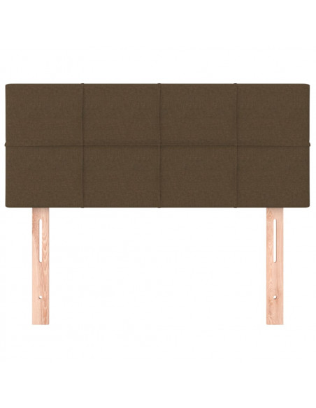 Testiera Marrone Scuro 100x5x78/88 cm in Tessuto