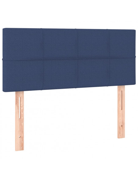 Testiera Blu 100x5x78/88 cm in Tessuto