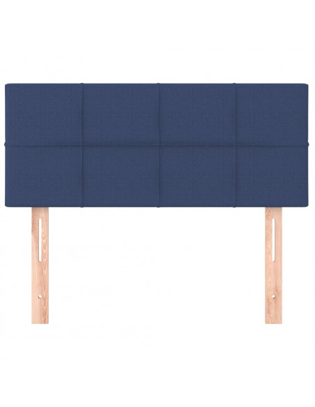 Testiera Blu 100x5x78/88 cm in Tessuto