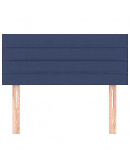Testiera Blu 100x5x78/88 cm in Tessuto