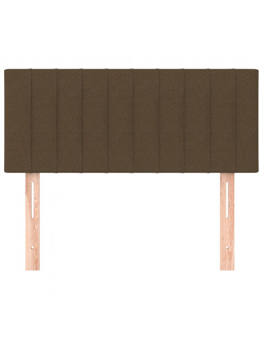 Testiera Marrone Scuro 100x5x78/88 cm in Tessuto