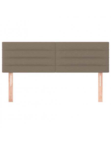 Testiere 2 pz Tortora 72x5x78/88 cm in Tessuto