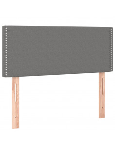 Testiera Grigio Scuro 80x5x78/88 cm in Tessuto 2