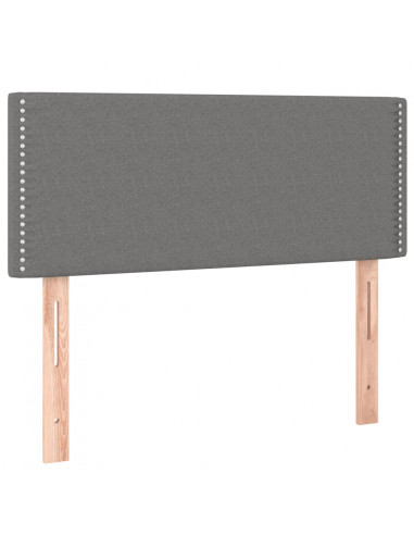 Testiera Grigio Scuro 90x5x78/88 cm in Tessuto