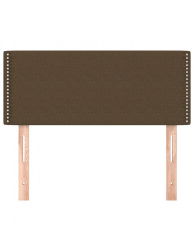 Testiera Marrone Scuro 90x5x78/88 cm in Tessuto