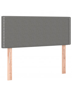 Testiera Grigio Scuro 100x5x78/88 cm in Tessuto 2