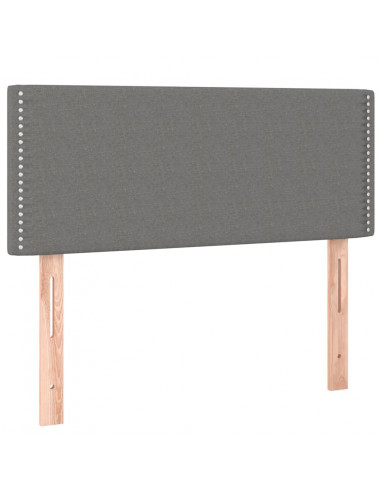 Testiera Grigio Scuro 100x5x78/88 cm in Tessuto