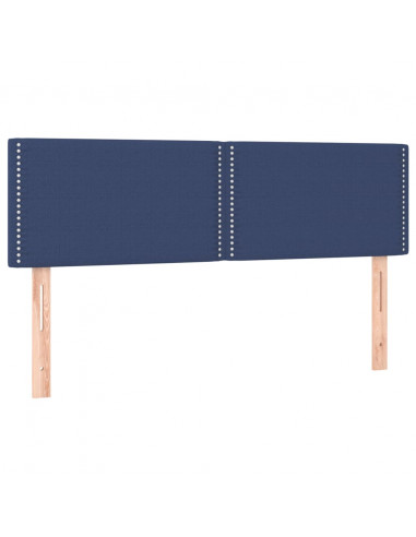 Testiere 2 pz Blu 72x5x78/88 cm in Tessuto