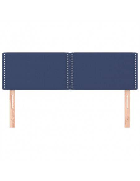 Testiere 2 pz Blu 72x5x78/88 cm in Tessuto