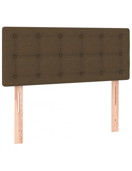 Testiera Marrone Scuro 80x5x78/88 cm in Tessuto