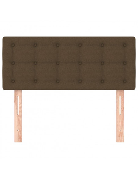 Testiera Marrone Scuro 90x5x78/88 cm in Tessuto