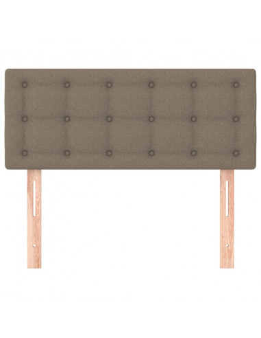 Testiera Tortora 90x5x78/88 cm in Tessuto