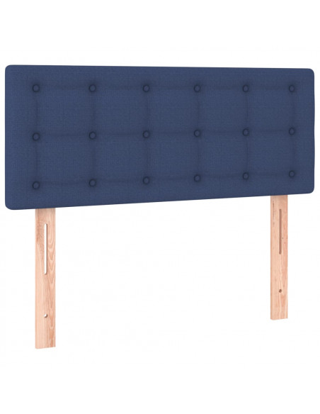 Testiera Blu 90x5x78/88 cm in Tessuto