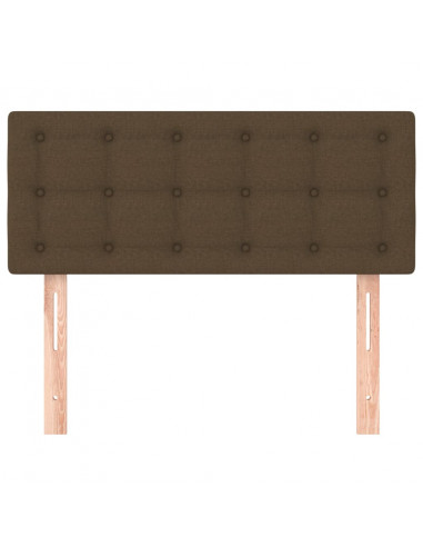 Testiera Marrone Scuro 100x5x78/88 cm in Tessuto