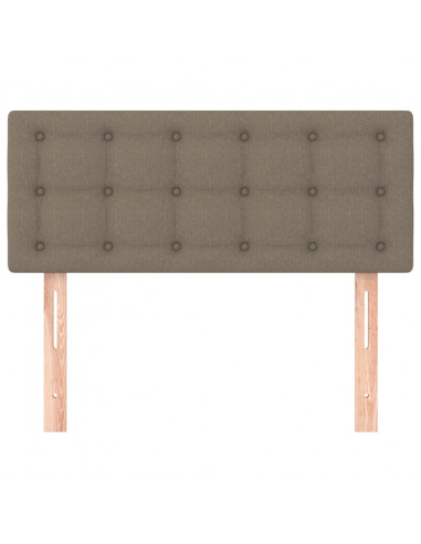 Testiera Tortora 100x5x78/88 cm in Tessuto