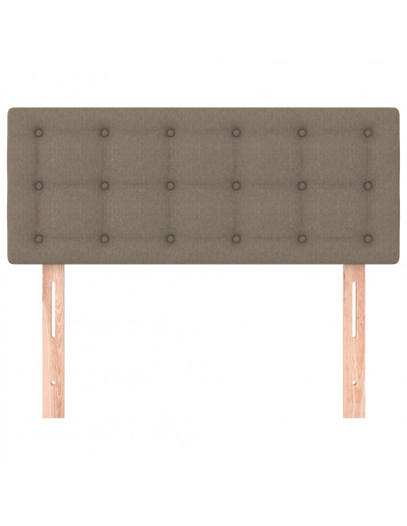 Testiera Tortora 100x5x78/88 cm in Tessuto