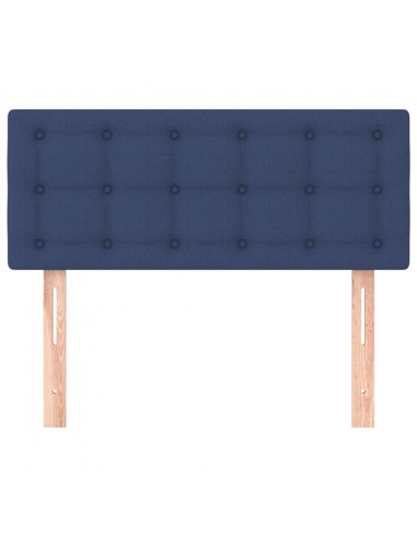 Testiera Blu 100x5x78/88 cm in Tessuto