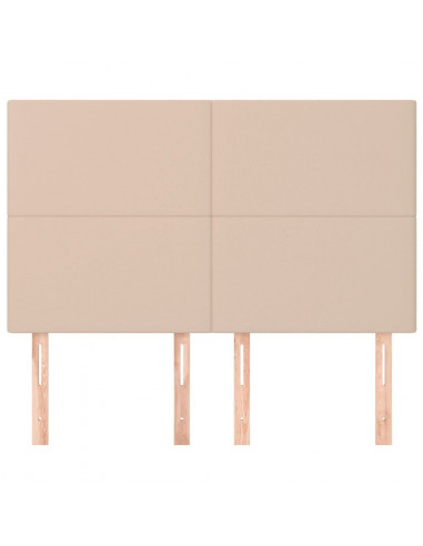 Testiere 4 pz Cappuccino 72x5x78/88 cm in Similpelle