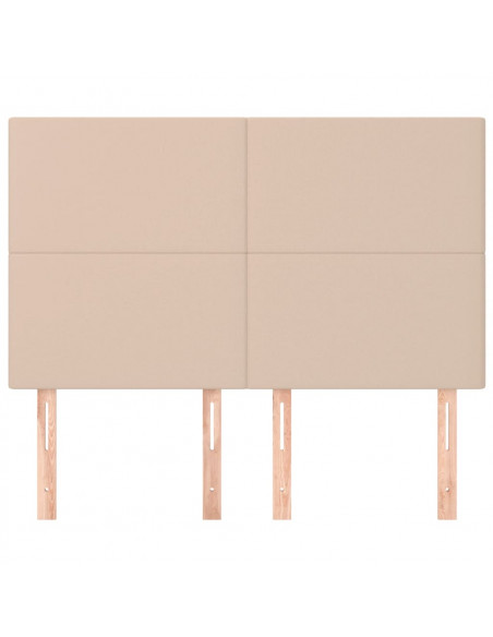 Testiere 4 pz Cappuccino 72x5x78/88 cm in Similpelle