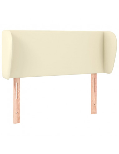 Testiera ad Orecchio Crema 103x23x78/88 cm in Similpelle