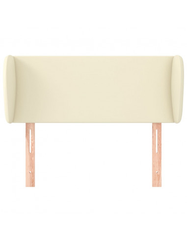 Testiera ad Orecchio Crema 103x23x78/88 cm in Similpelle