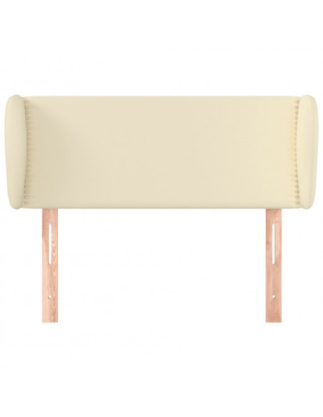 Testiera ad Orecchio Crema 103x23x78/88 cm in Similpelle
