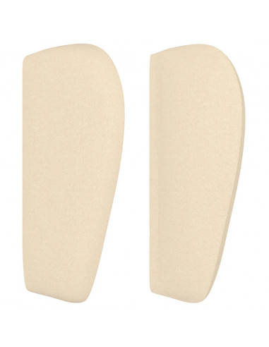 Testiera ad Orecchio Crema 93x23x78/88 cm in Tessuto